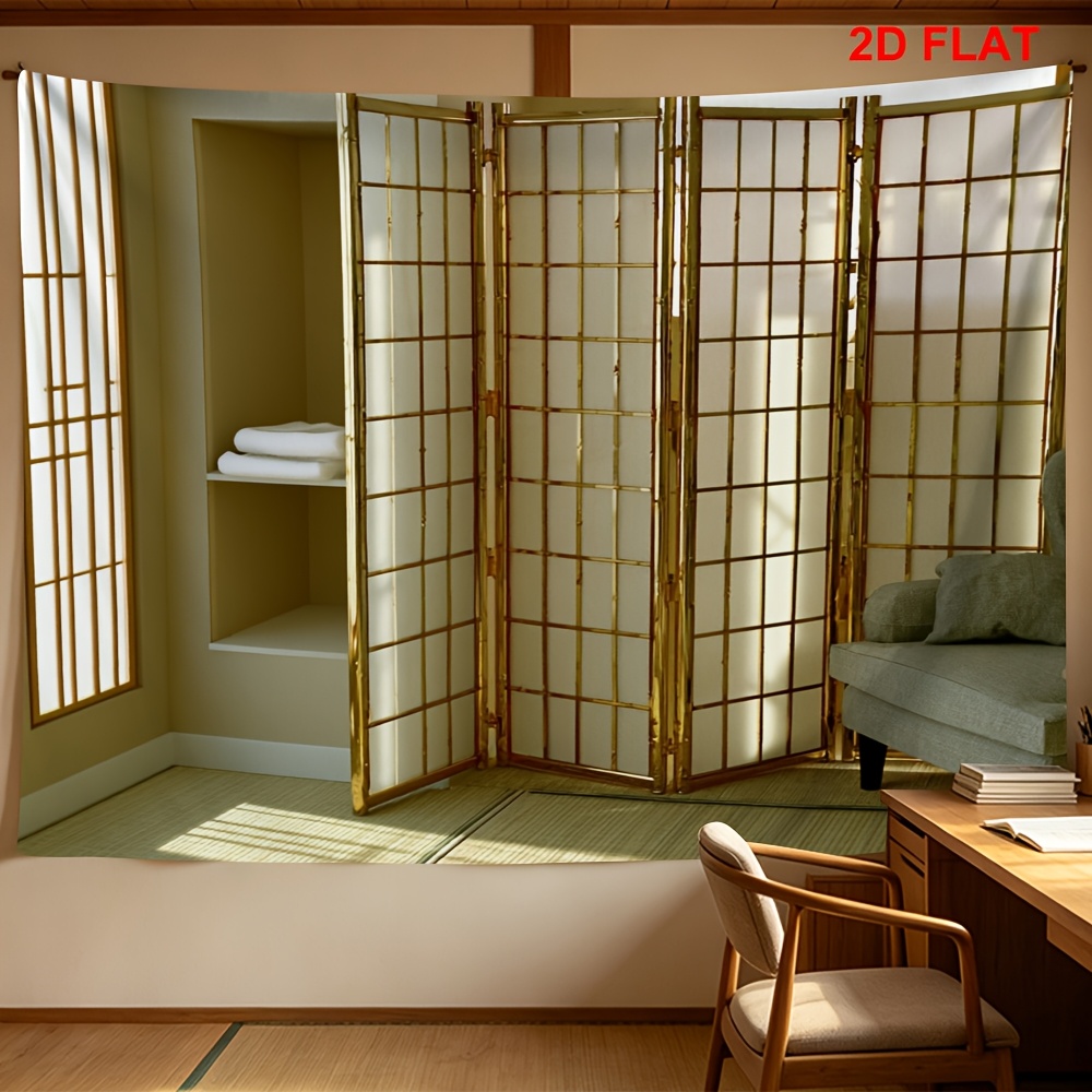 Shoji Screen Divider - Dekoratif Japon Shoji Oda Bölücü Katlanır