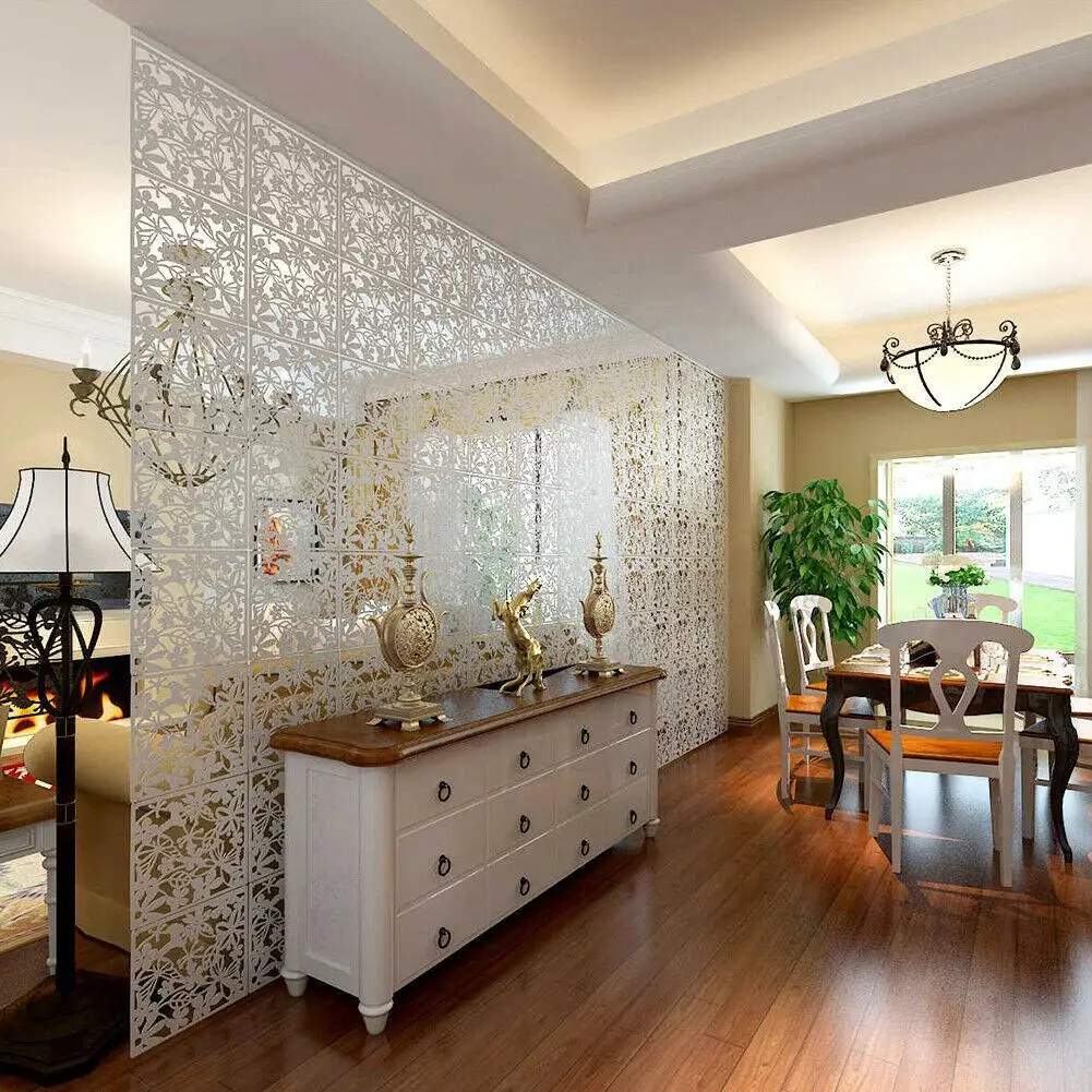 Shoji Screen Divider - Ev için moda 12 adet Hollow