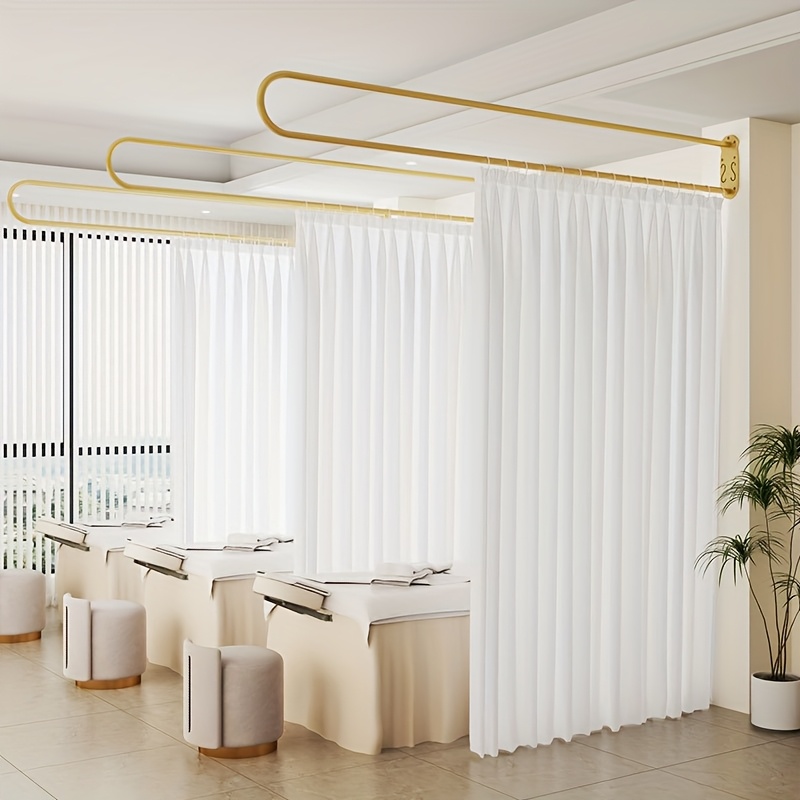 Shoji Screen Divider - Sağlam Ferforje U Şekilli Uzun Çubuk