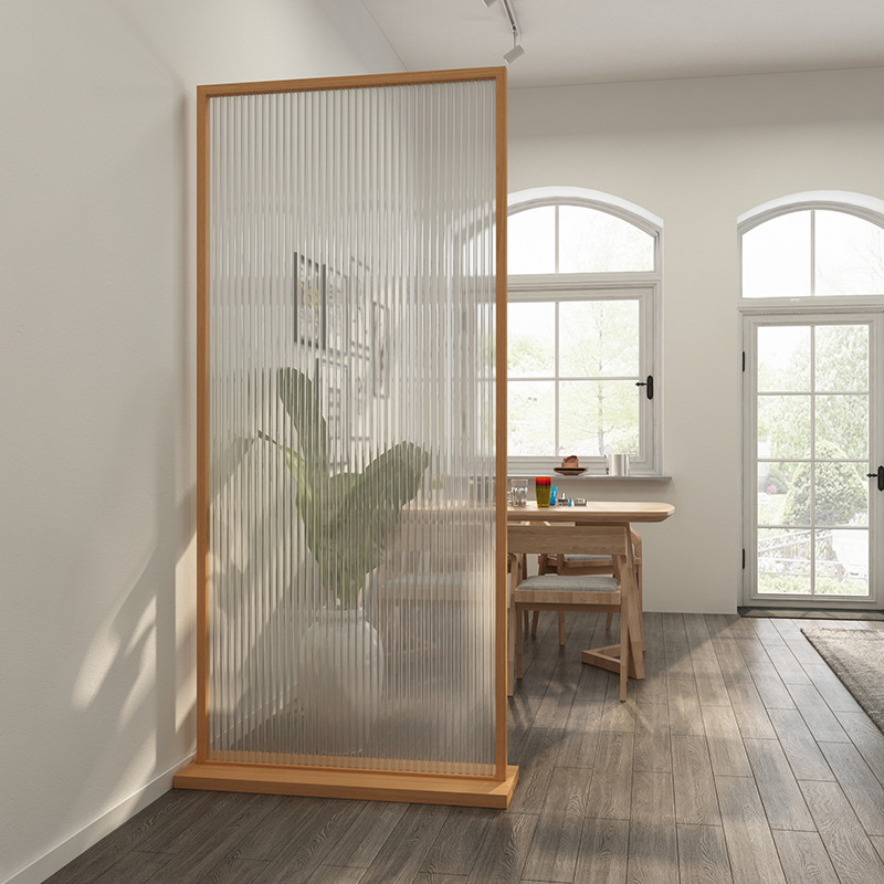 Shoji Screen Divider - Özelleştirilmiş Minimalist Oda Bölmesi, Masif Ahşap