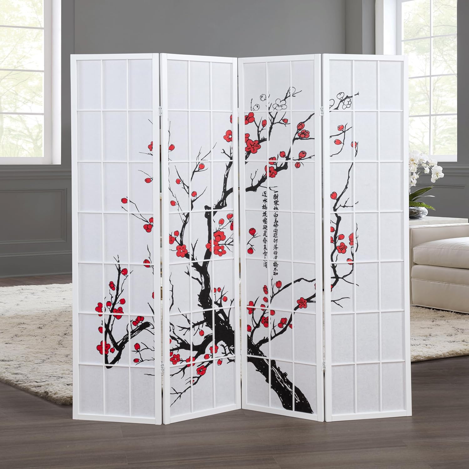 Shoji Screen Divider - Katlanabilir Japon Shoji Oda Bölücü Gizlilik