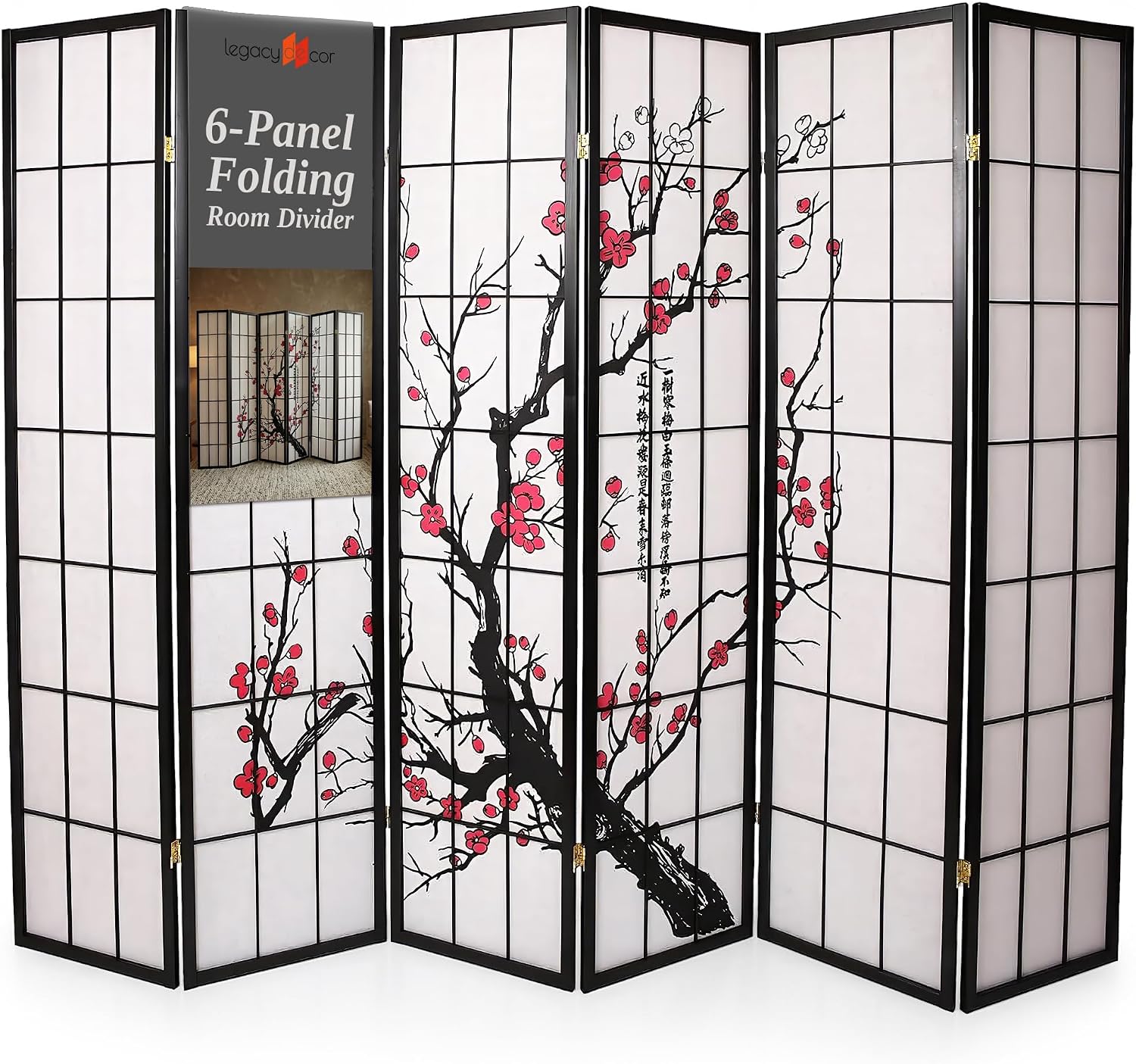 6 Panelli Oda Bölücü Shoji Tar - Shoji Screen Divider incelemesi ve fiyatı